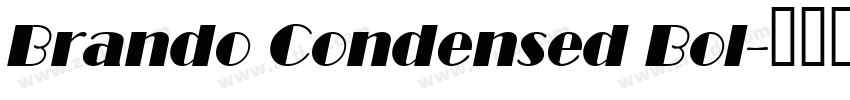 Brando Condensed Bol字体转换